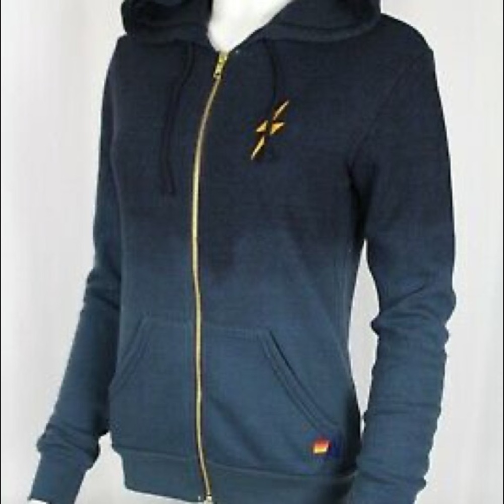 SWIPE! Never worn lighting bolt aviator nation zip up. Retail is $200